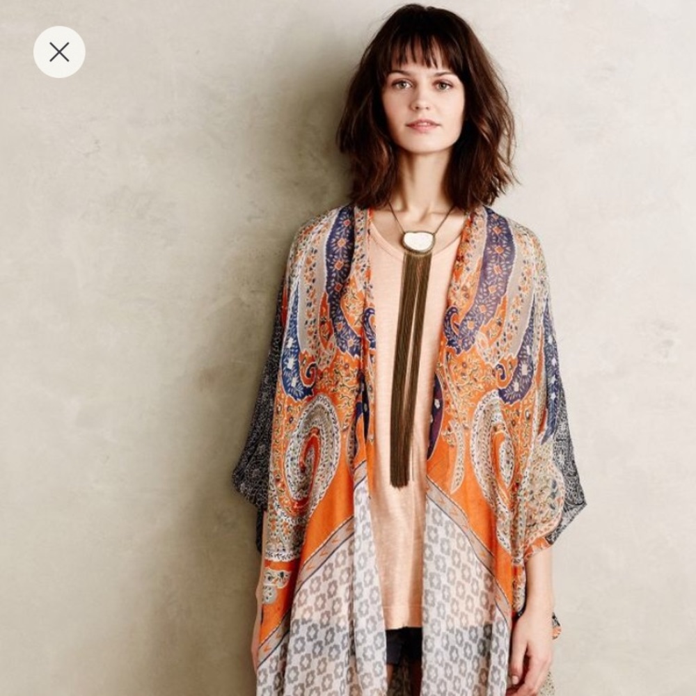 Anthropologie sunlit kimono